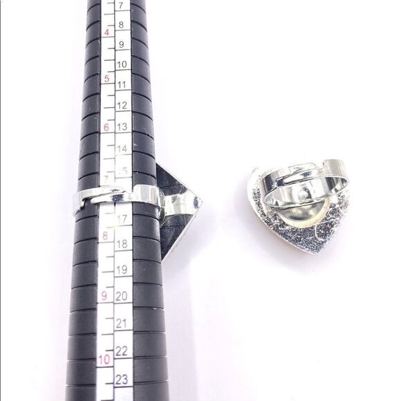 Set of 2 black ombre rings - Picture 4 of 4